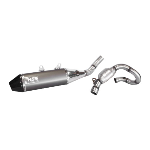 Exhaust HGS Yamaha YZ 450 F (26) complete - Carbon end cap YF-426-CCG