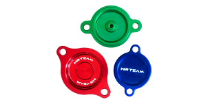 Oil filter cover Husaberg 350 FE (13) blue - NRTeam DS94.0014B