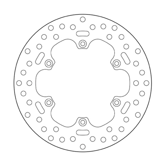 Brake disc Brembo Serie Oro Husaberg 300 TE (11-14) rear 68B40752
