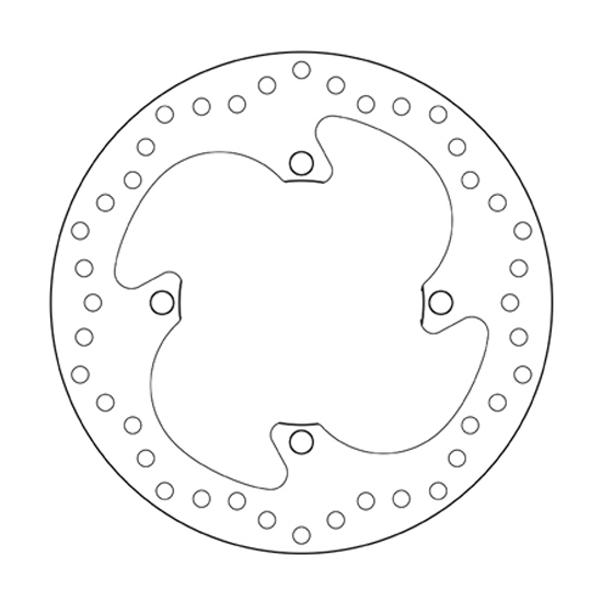Brake disc Brembo Serie Oro Kawasaki KX 250 (03-08) rear 68B40782