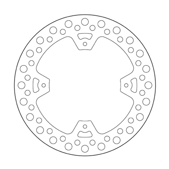 Brake disc Brembo Serie Oro Honda CRF 250 RX (19-25) rear 68B40786