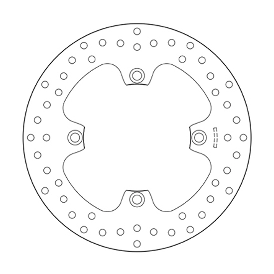 Brake disc Brembo Serie Oro Beta RR 498 (12) rear 68B40789