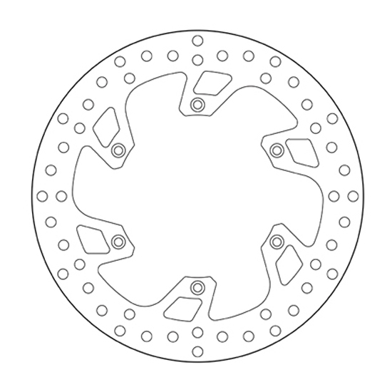 Brake disc Brembo Serie Oro Beta RR 300 (13-25) front 68B407B8