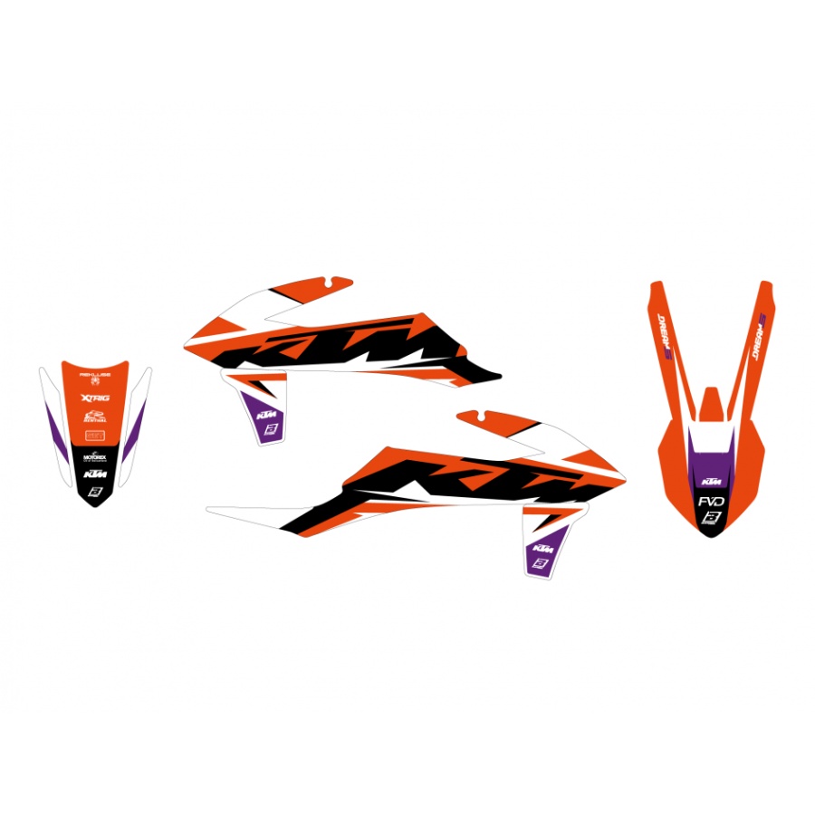 Graphics kit KTM 450 SX-F (19-22) Dream 5 BL-2547AB