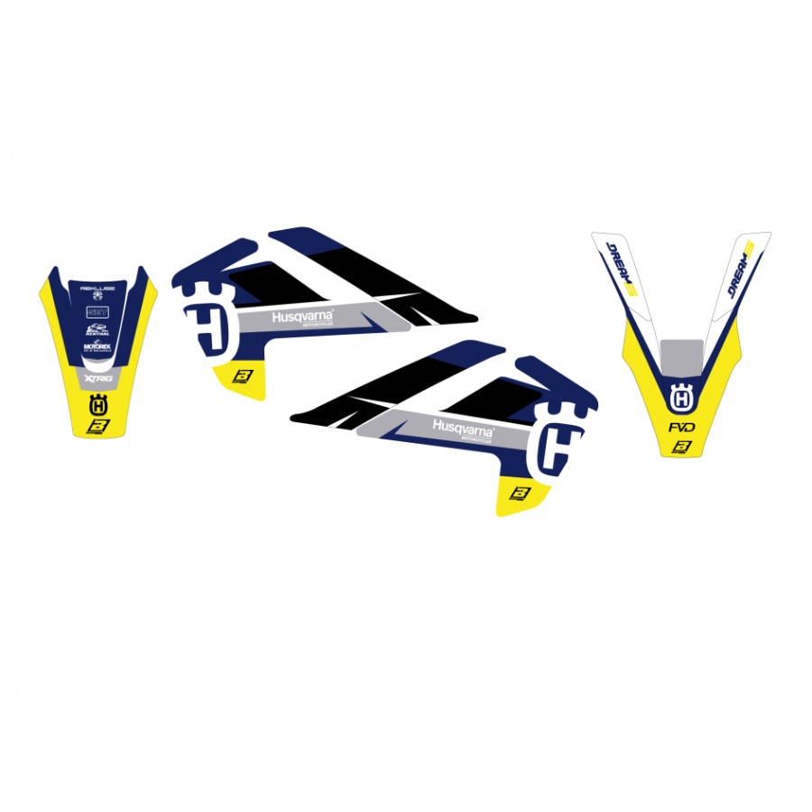 Graphics kit Husqvarna 85 TC (18-24) Dream 5 BL-2614AB