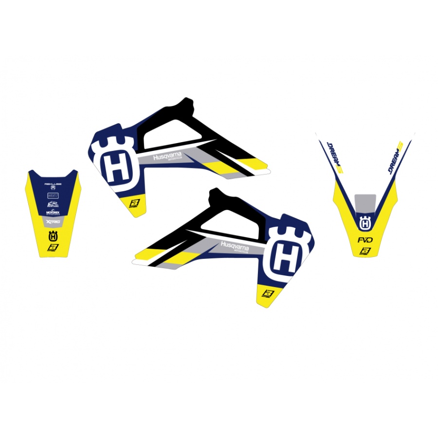 Graphics kit Husqvarna 350 FC (19-22) Dream 5 BL-2615AB