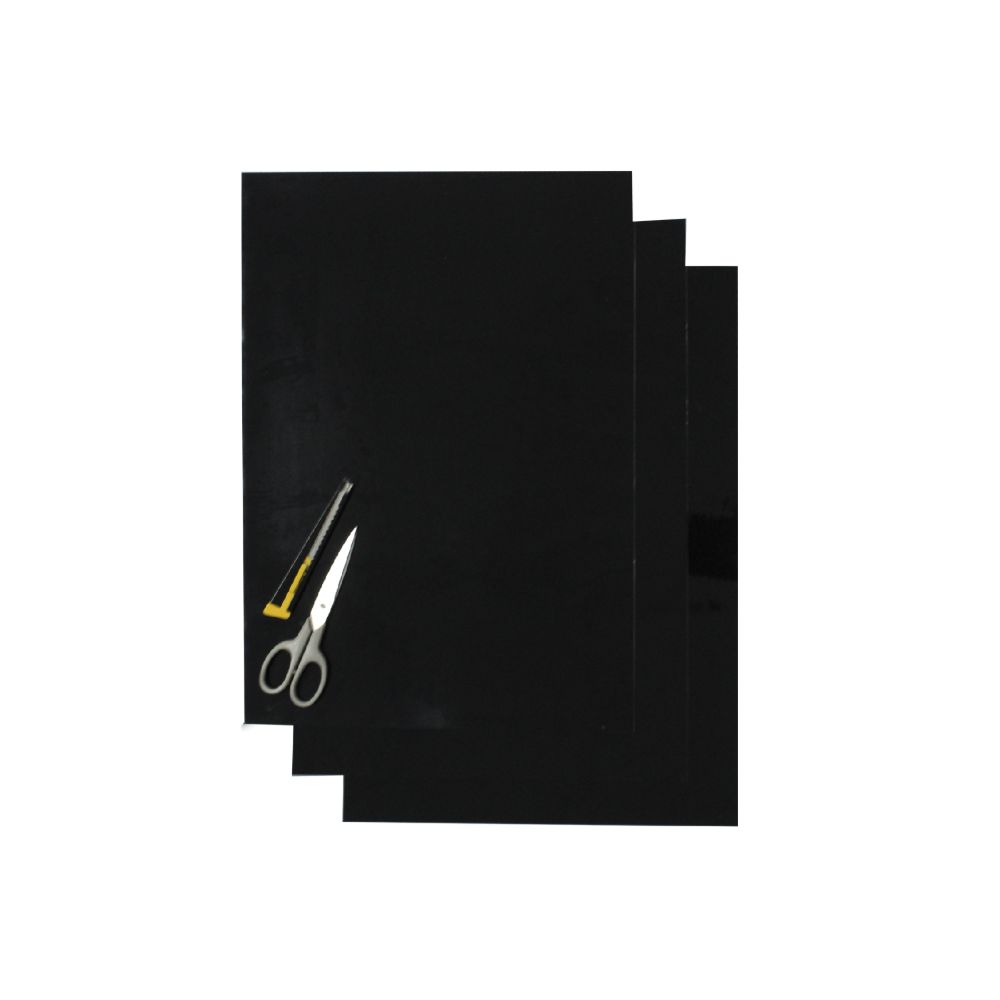 Crystall adhesive sheets black BL-5051/20