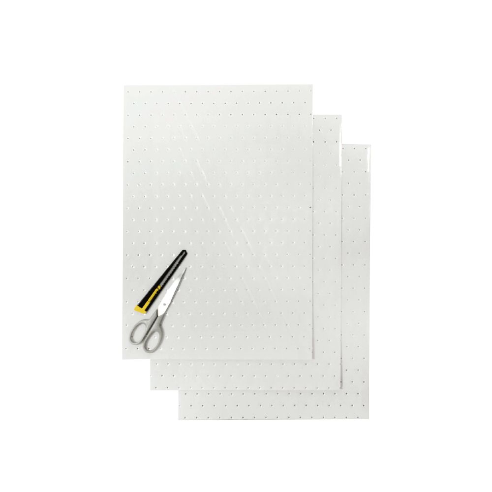 Crystall adhesive sheets transparent with holes BL-5052/80
