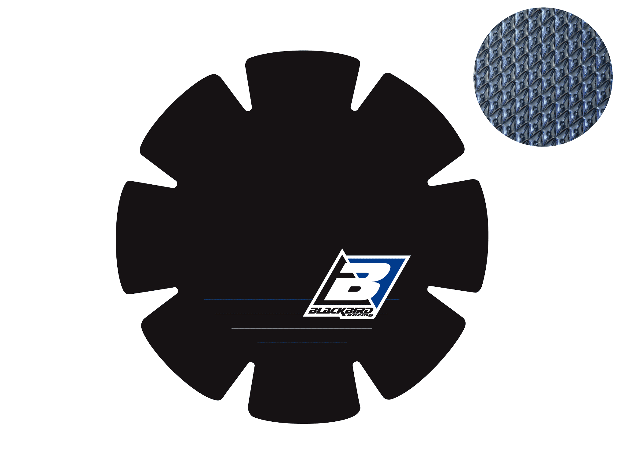 Clutch cover protection sticker Yamaha YZ 250 (02-25) BL-5233/03