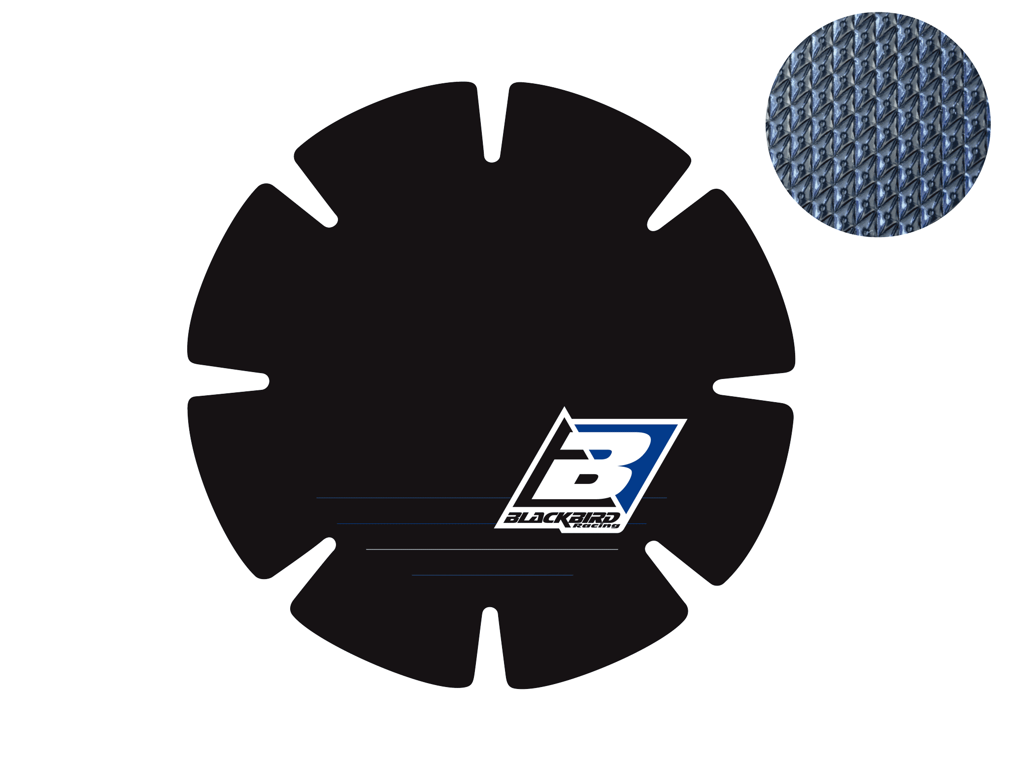 Clutch cover protection sticker Yamaha YZ 125 (02-25) BL-5233/04