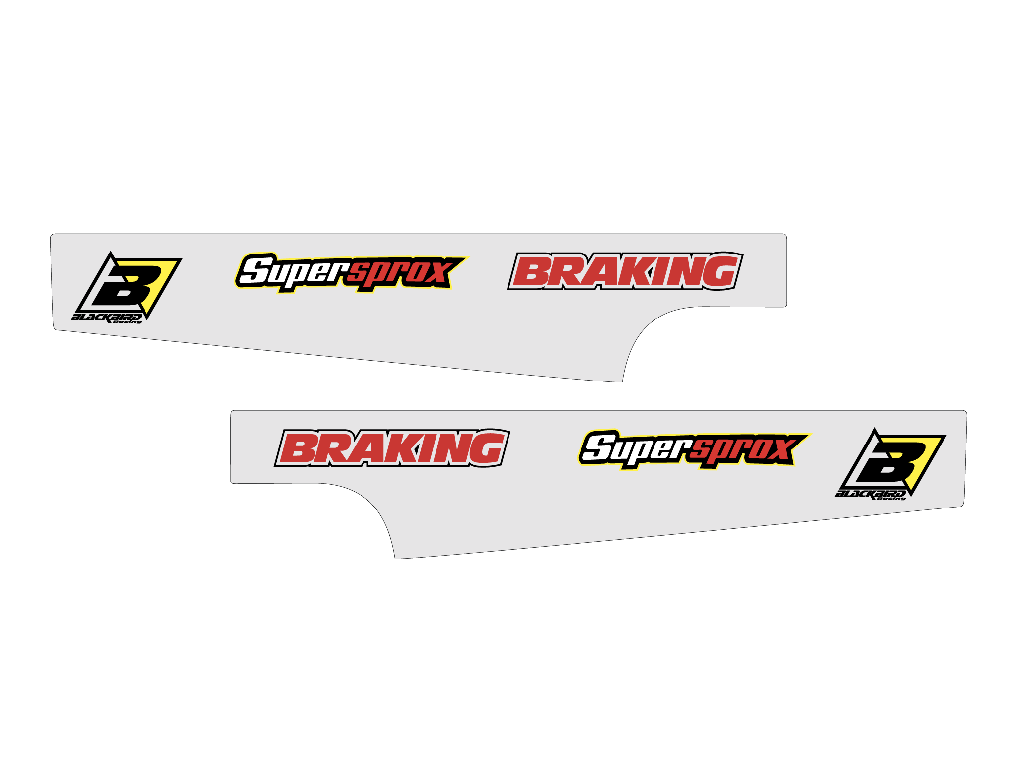 Swingarm decals Yamaha WR 450 F (03-14) BL-5238N