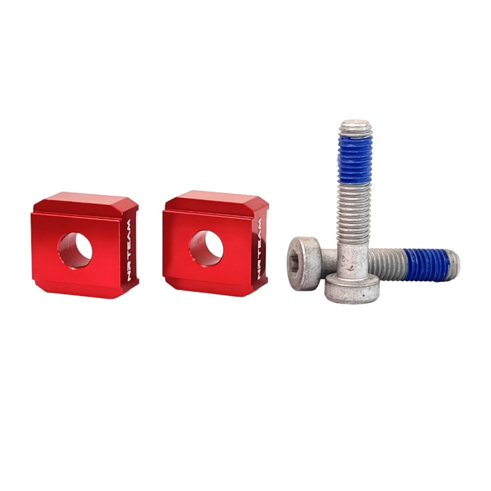 Handlebar riser kit Husqvarna 501 FE (14-23) - 10 mm NRTeam red DS88.6014R