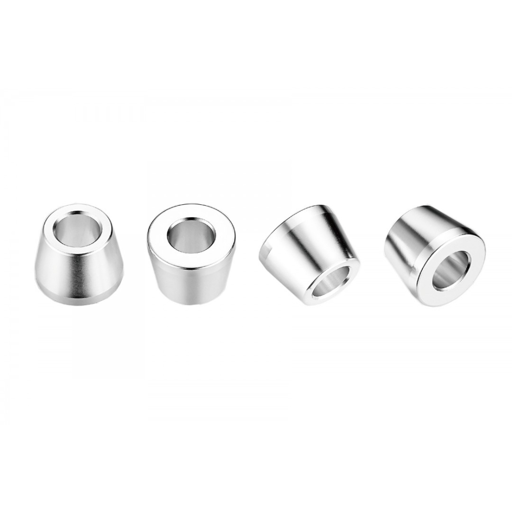 Universal Ergal handlebar clamp cones grey NRTeam Universal Ergal handlebar clamp cones grey NRTeam