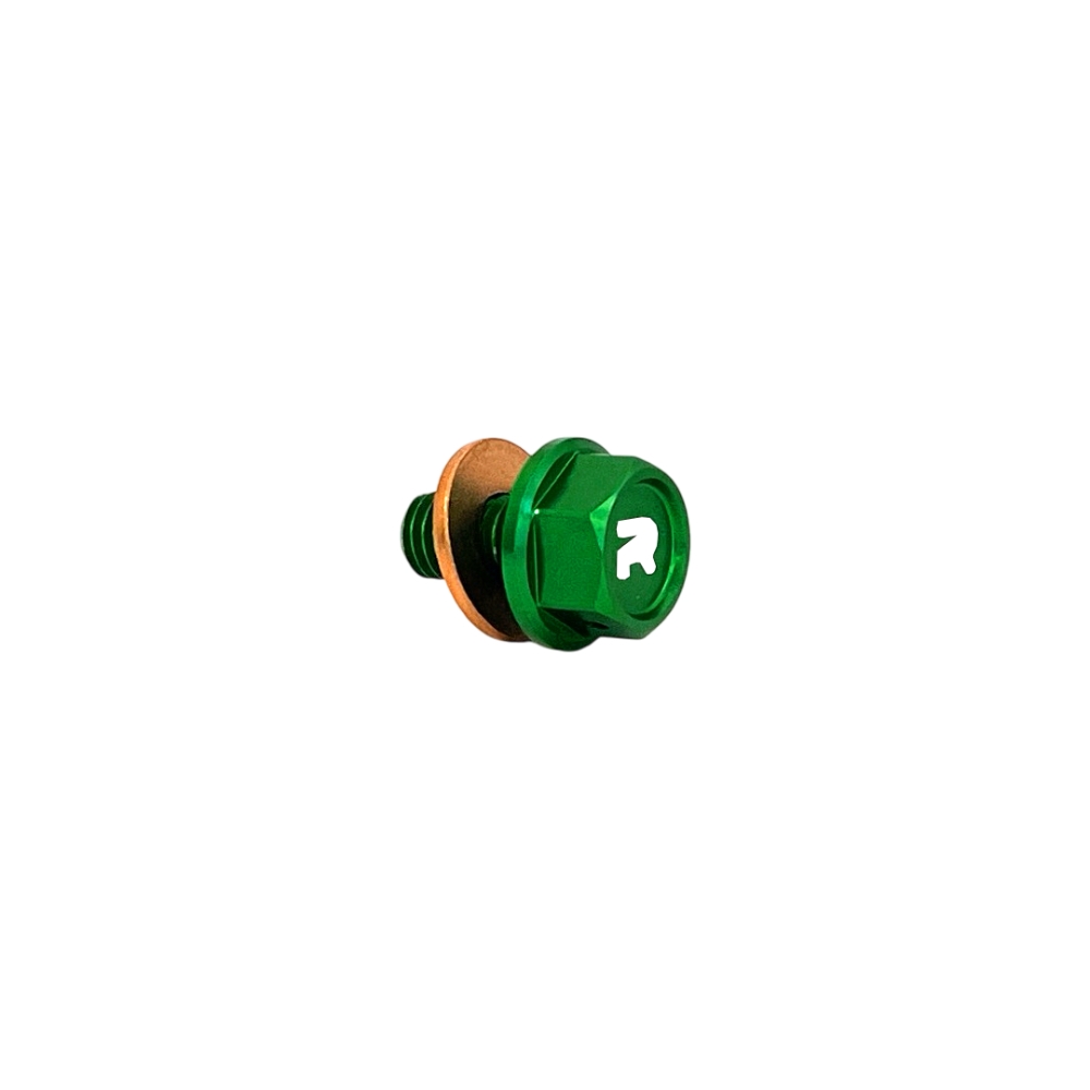 Magnetic oil drain plug Kawasaki KX 250 F (21-26) green DS89.1001V