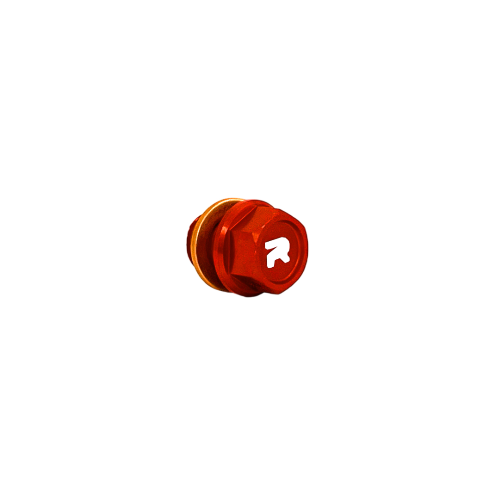 Magnetic oil drain plug KTM 200 EXC (98-16) red DS89.1007R