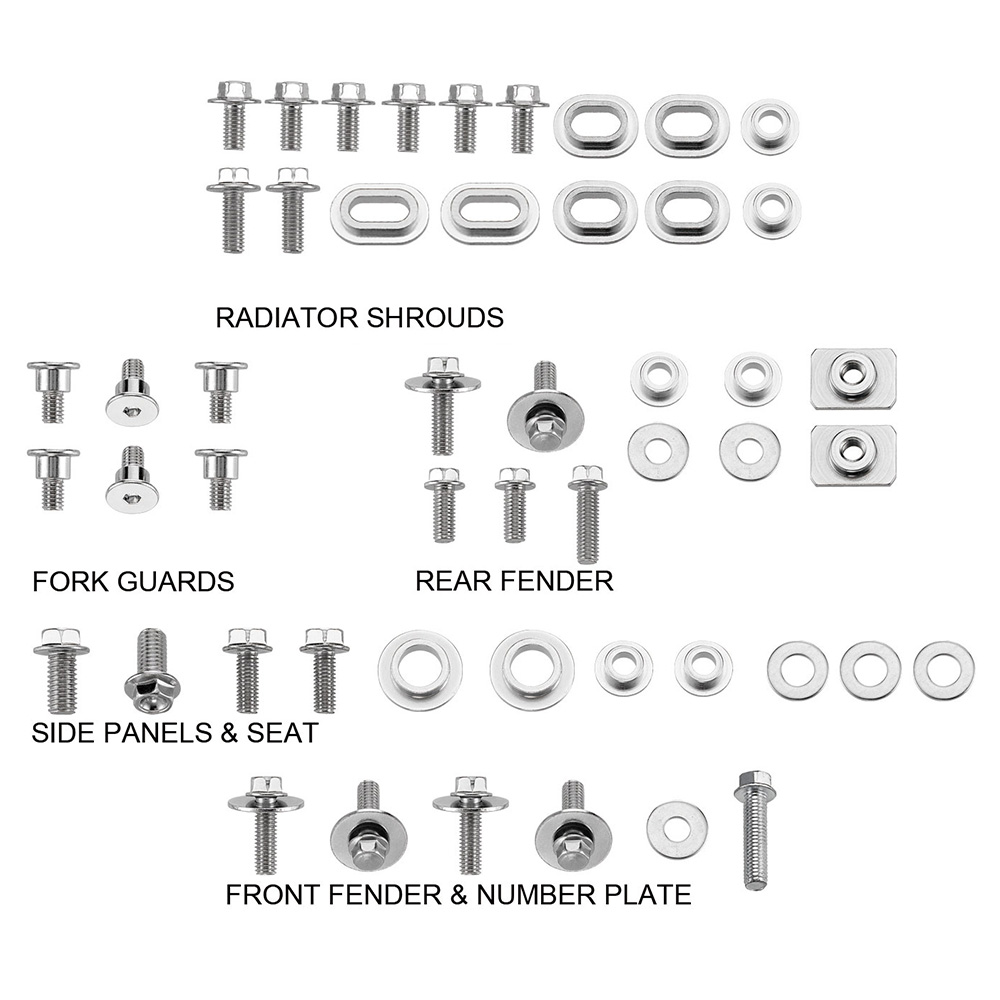 Plastics Screw Kit Yamaha YZ 450 F (06-09) DS89.5204