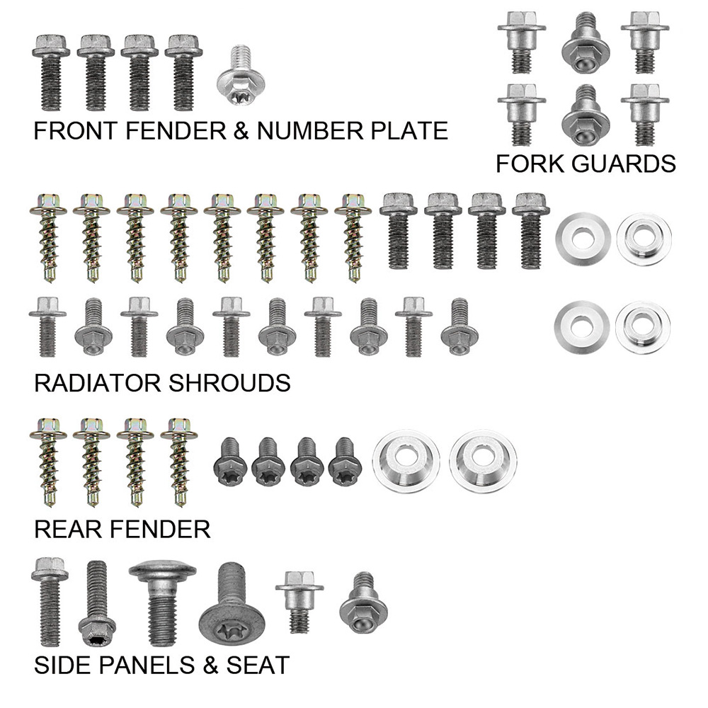 Plastics Screw Kit Husqvarna 125 TC (16-21) DS89.5504