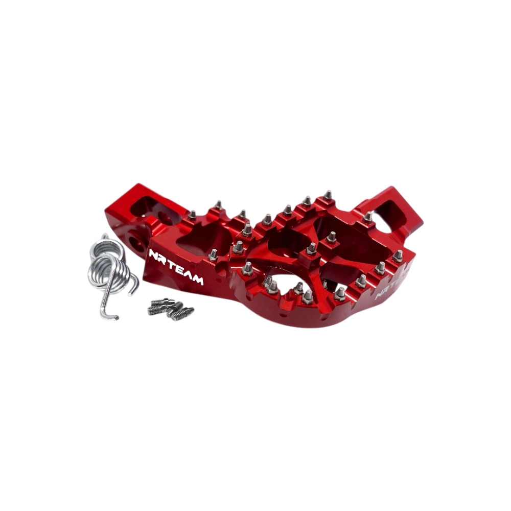Footpegs Ergal KTM 125 SX (16-22) red DS98.0798R