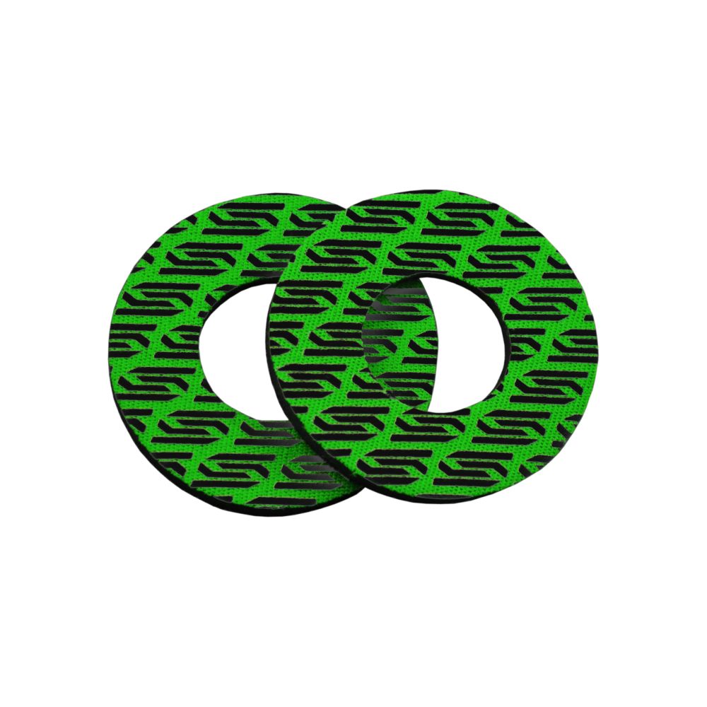 Pair of grip donuts Scar green DTZ5