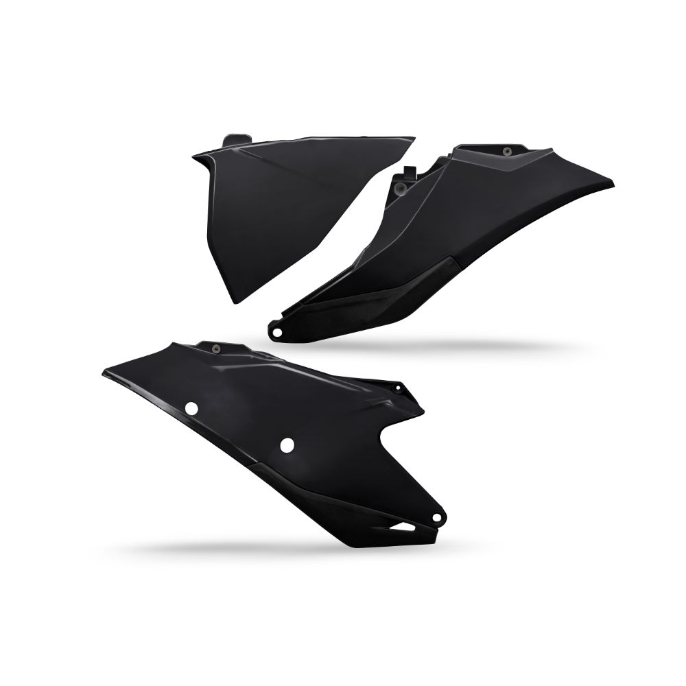 Side number plates Gasgas 125 MC (21-23) black GG07129-001