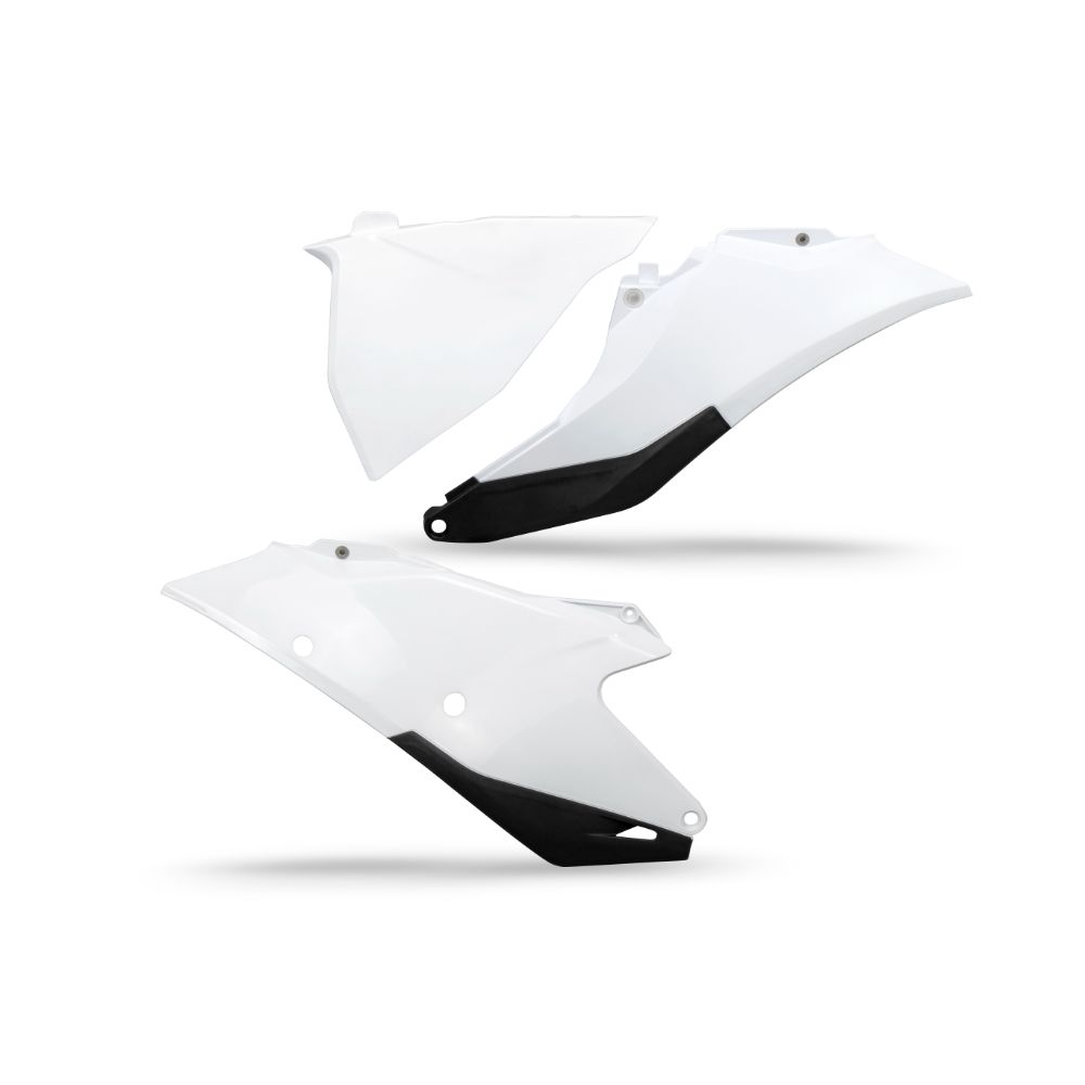 Side number plates Gasgas 450 MC-F (21-23) white GG07129-041