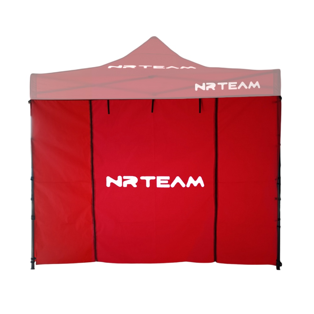 Gazebo front wall with door - red GZB-FD.R