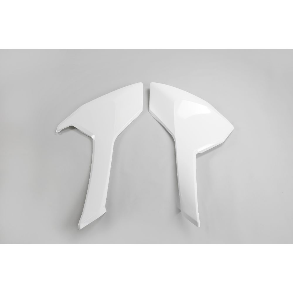 Side number plates Husqvarna 250 TC (17-18) white* HU03366-041