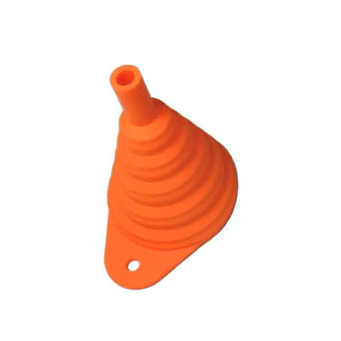 Foldable silicone funnel orange ISP.A
