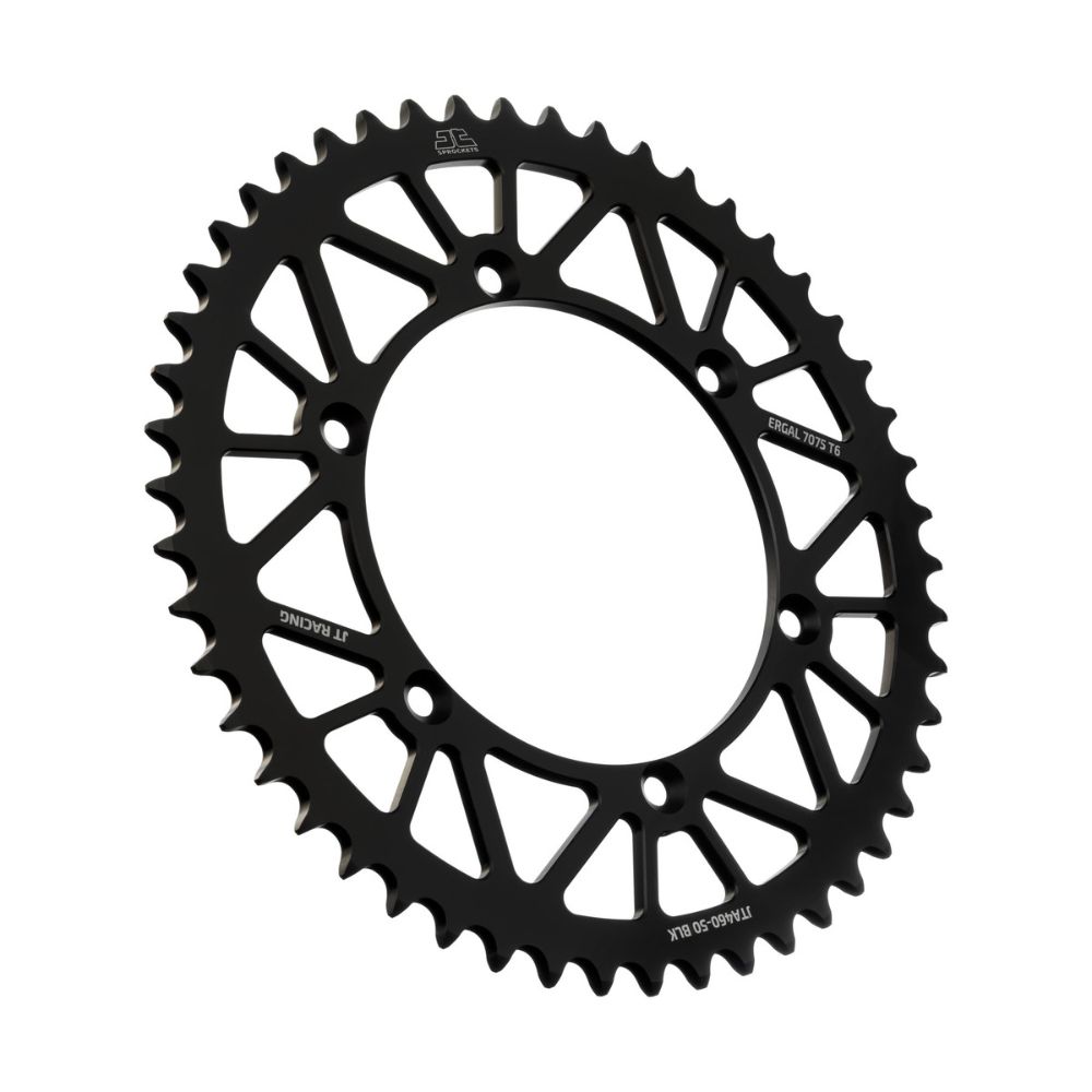 Rear sprocket JT ergal Suzuki RMZ 250 (04-06) 50 teeth black JTA460.50BLK