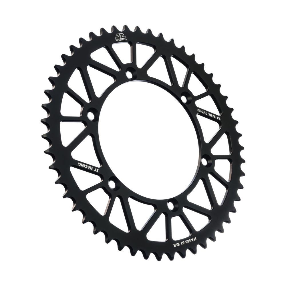 Rear sprocket JT ergal Suzuki RMZ 250 (04-06) 51 teeth black JTA460.51BLK
