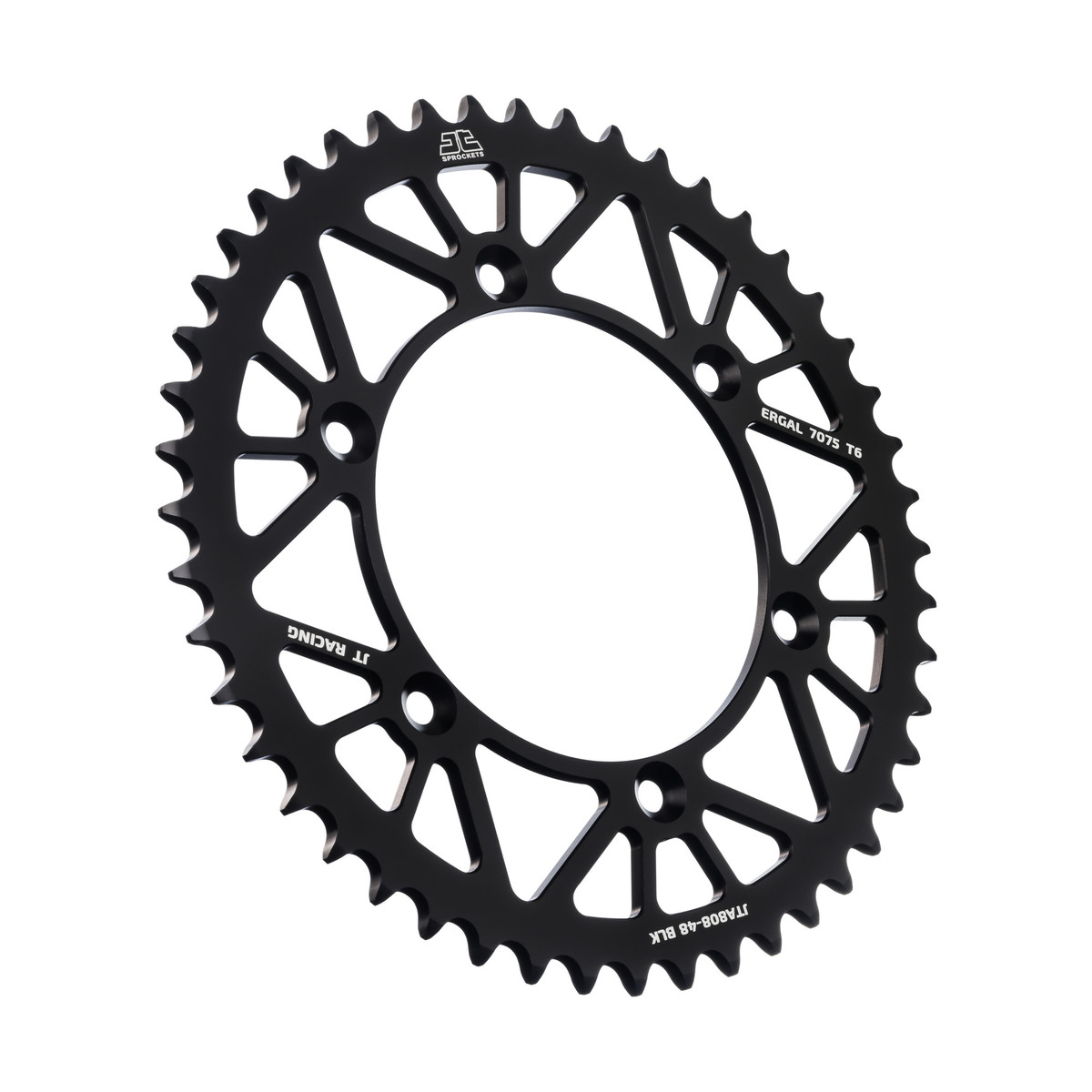 Rear sprocket JT ergal Suzuki RM 250 (89-12) 48 teeth black JTA808.48BLK