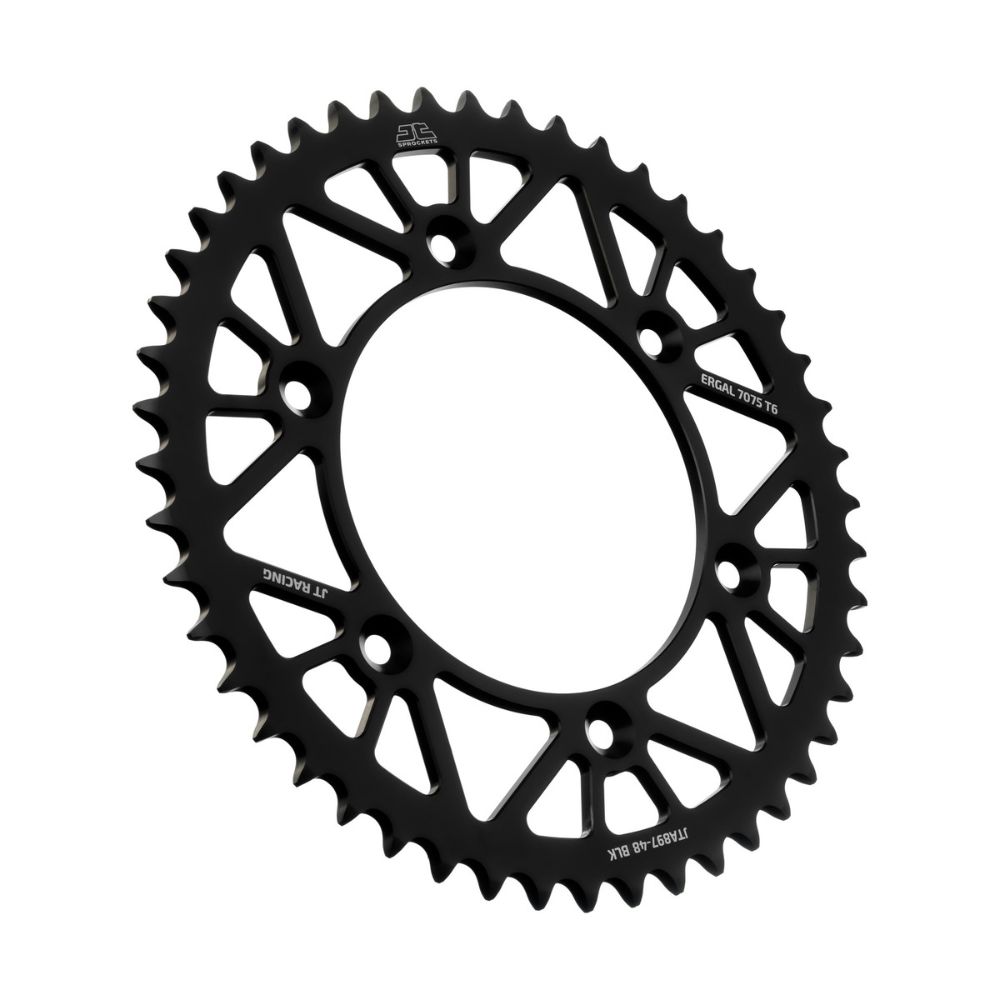 Rear sprocket JT ergal Husaberg 450 FE (04-14) 48 teeth black JTA897.48BLK
