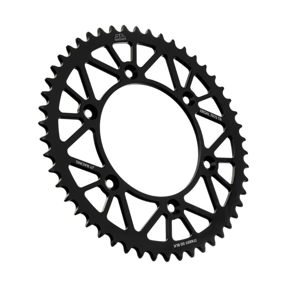Rear sprocket JT ergal KTM 350 EXC-F (12-25) 50 teeth black JTA897.50BLK