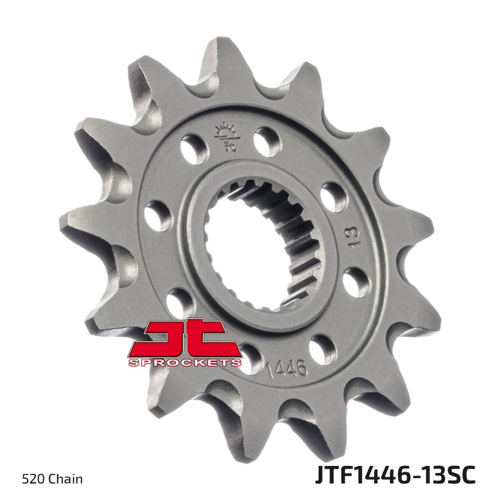 Front sprocket JT Kawasaki KX 250 F (06-25) 13 teeth anti-mud JTF1446.13SC