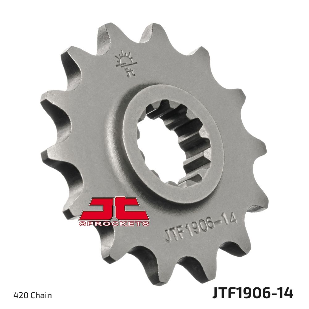 Front sprocket JT KTM 65 SX (03-23) 14 teeth pitch 420 JTF1906.14