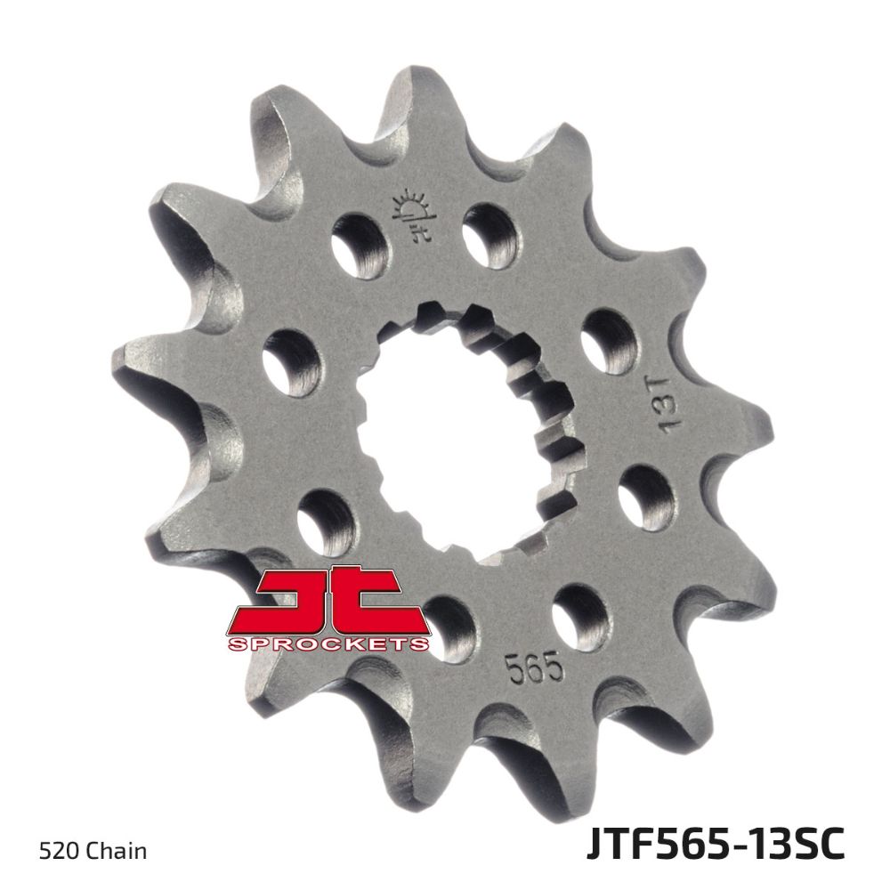 Front sprocket JT Yamaha YZ 426 F (00-02) 13 teeth anti-mud JTF565.13SC