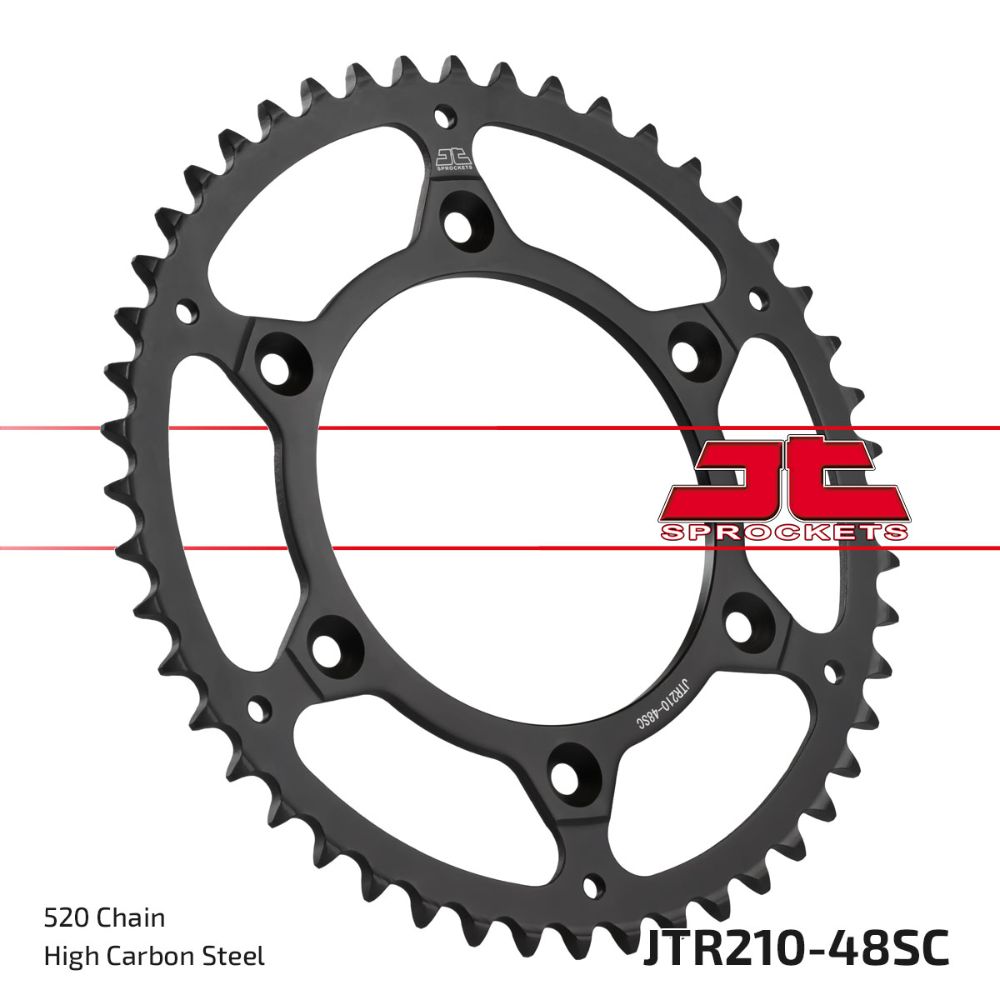 Rear sprocket JT steel Beta RR 430 (15-25) 48 teeth self-cleaning JTR210.48SC