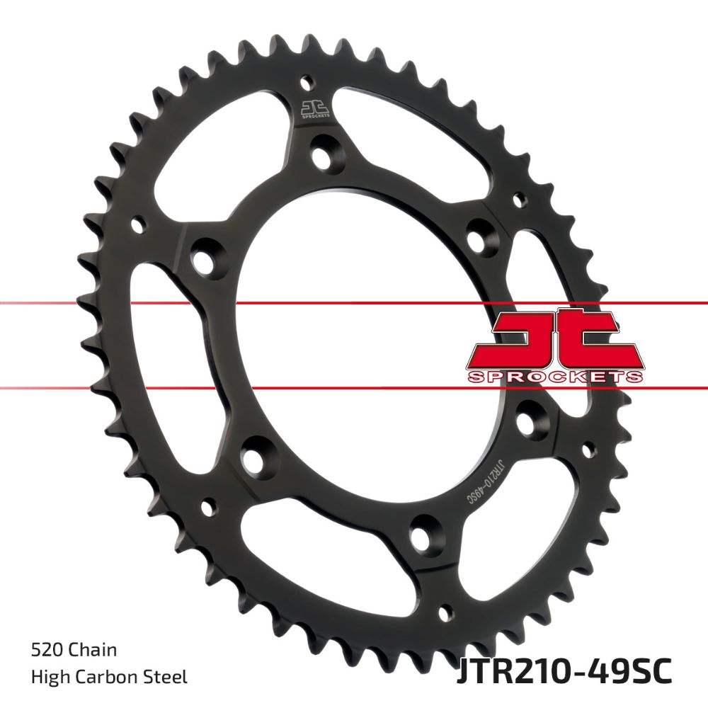 Rear sprocket JT steel Beta RR 350 (13-25) 49 teeth self-cleaning JTR210.49SC