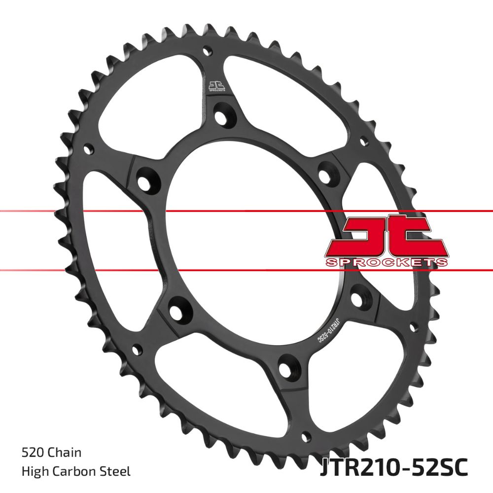 Rear sprocket JT steel Beta RR 300 (13-25) 52 teeth self-cleaning JTR210.52SC