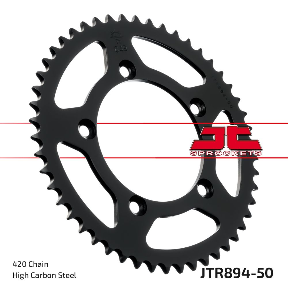 Rear sprocket JT steel Husqvarna 65 TC (17-24) 50 teeth pitch 420 JTR894.50