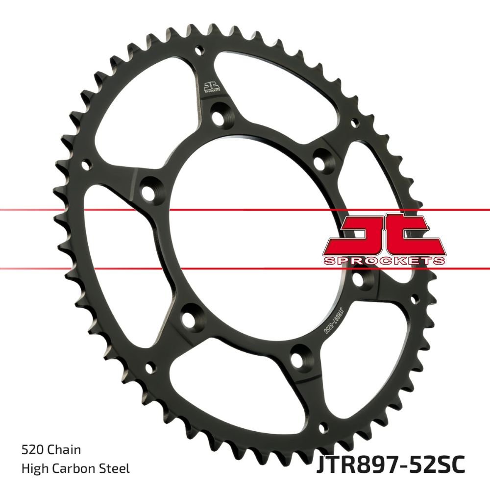 Rear sprocket JT steel Husaberg 125 TE (11-14) 52 teeth self-cleaning JTR897.52SC