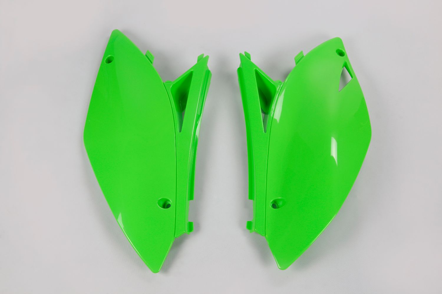 Side number plates Kawasaki KX 250 F (09-12) green KA04700-026