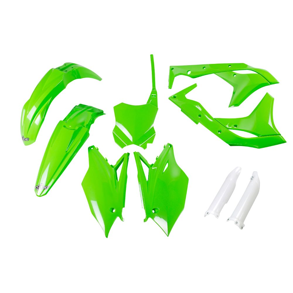 Plastics kit Kawasaki KX 250 F (17) - colour green KAKIT224F-026