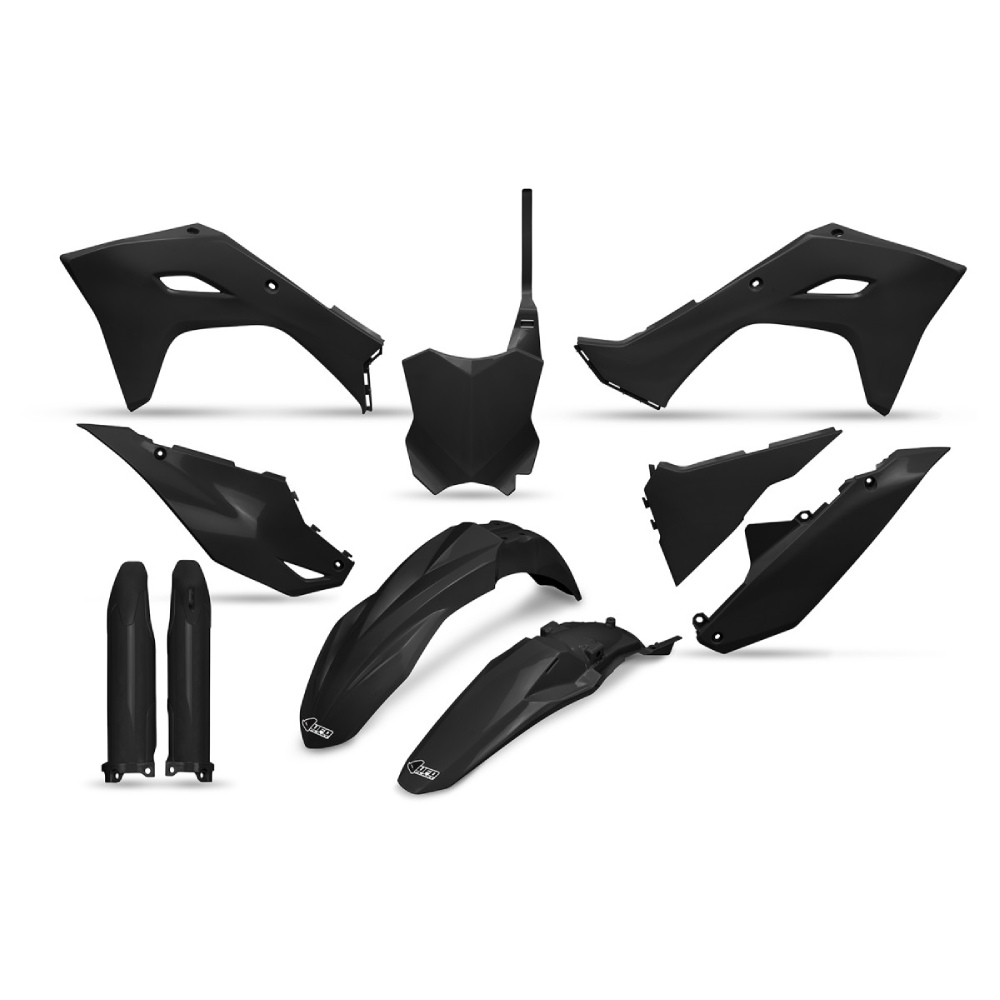 Plastics kit Kawasaki KX 250 F (25-26) - colour black KAKIT231F-001