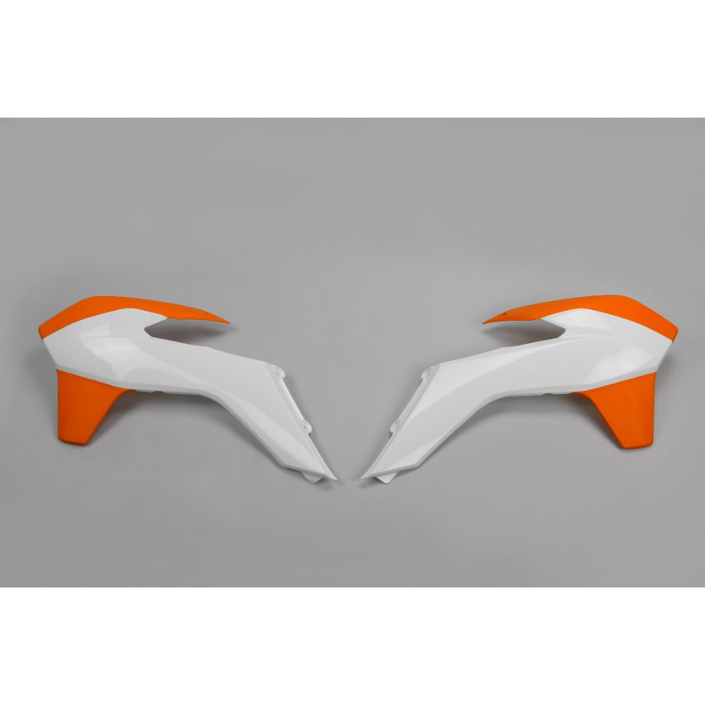 Radiator Shrouds KTM 250 EXC-F (14-16) white and orange* KT04052-999W