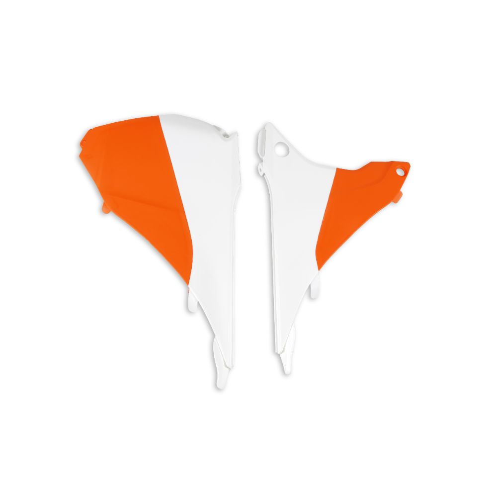 Airbox cover KTM 250 EXC (14-16) white e orange* KT04054-999W