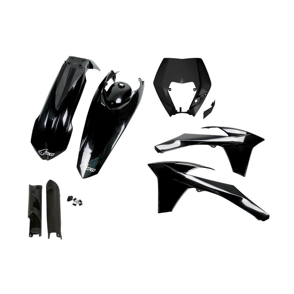 Plastics kit KTM 350 EXC-F (12-13) - colour black KTKIT521F-001