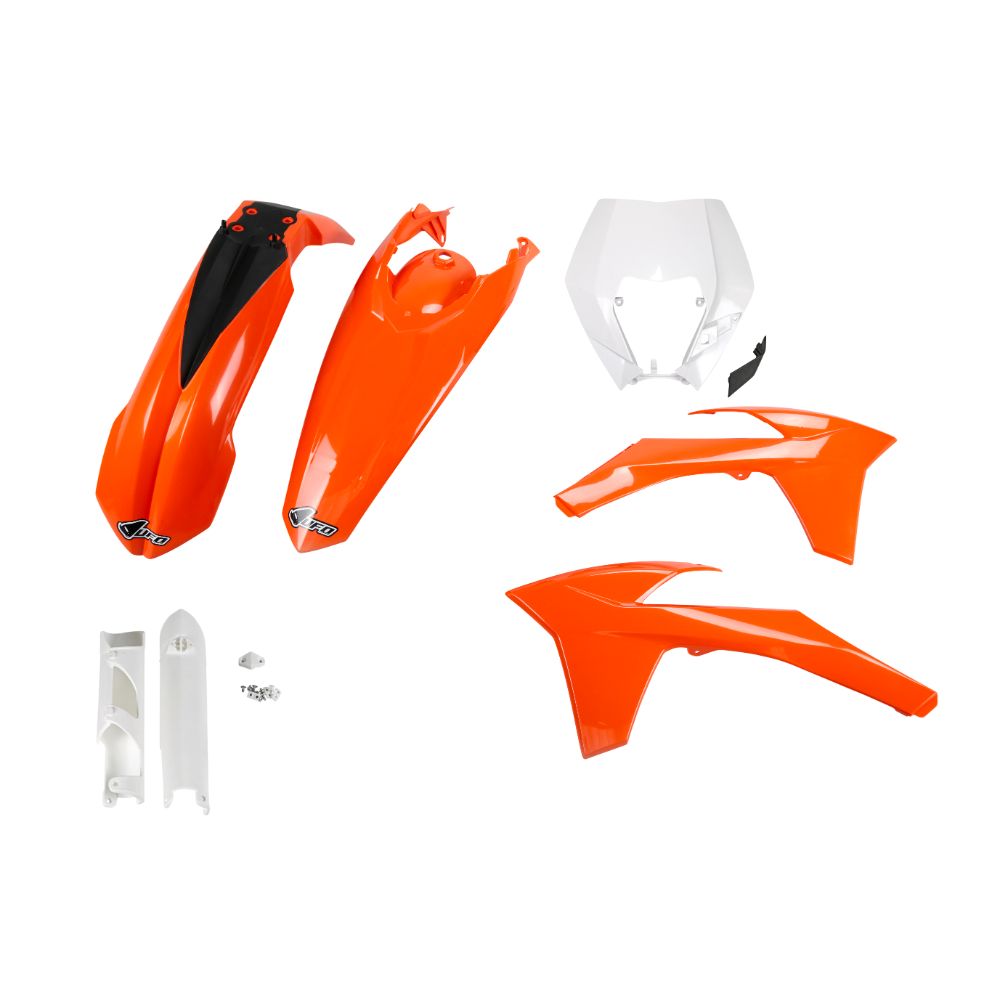 Plastics kit KTM 125 EXC (12-13) - colour OEM KTKIT521F-999
