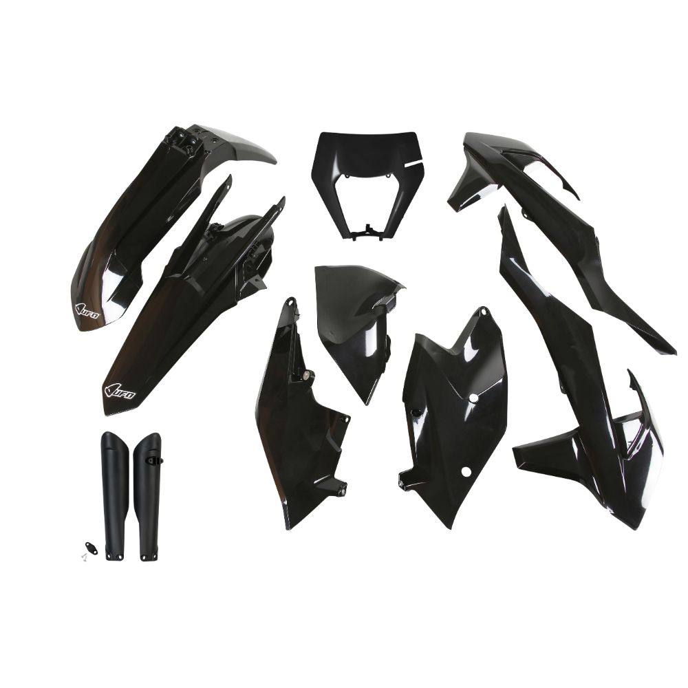Plastics kit KTM 500 EXC-F (17-19) - colour black KTKIT523F-001