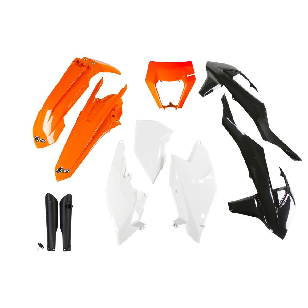 Plastics kit KTM 125 XC-W (18) - colour OEM KTKIT523F-999W